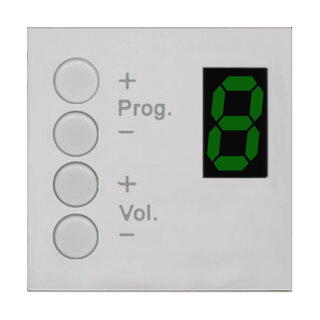 Audac MWX45, Veggpanel for MTX - Hvit Veggpanelkontroller for MTX-serien
